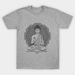 Mandala Meditating Buddha T-Shirt